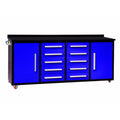 Storage Cabinets With Workbench (10 Drawers & 2 Cabinets)