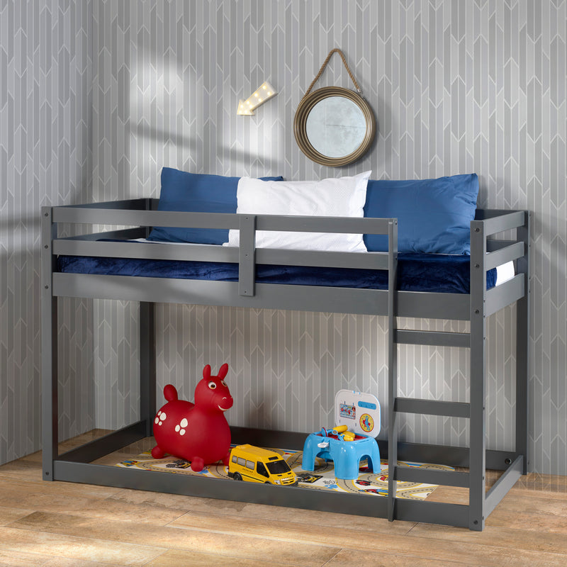 ACME Gaston Loft Bed, Gray 38180