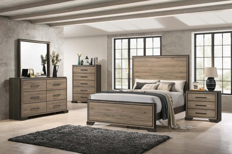 Baker - Wood Panel Bed