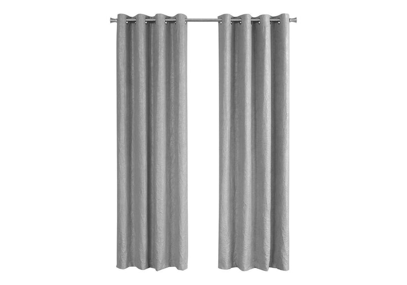 2 Pieces Set, Curtain Panel, Room Darkening, Grommet, Contemporary & Modern