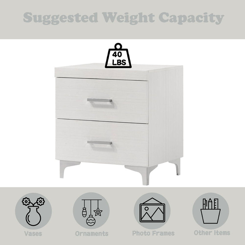 Casilda - Nightstand - White Finish