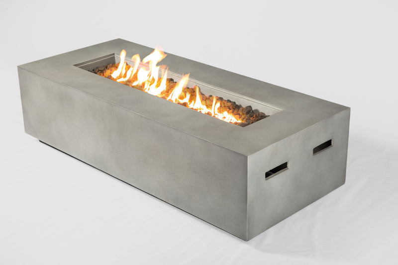 Modern Concrete Design Propane Outdoor Fire Pit Table