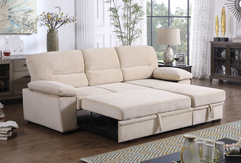 Kipling - Reversible Sleeper Sectional Sofa Chaise