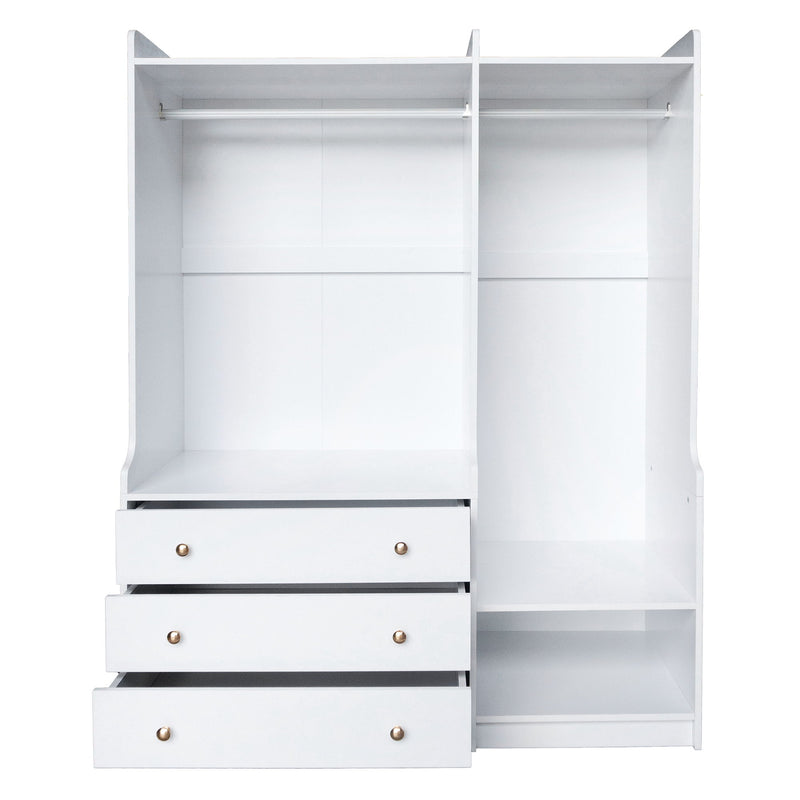 Open Wardrobe Storage For Bedroom