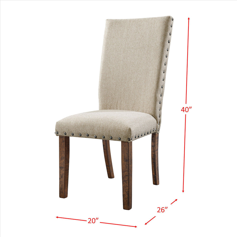 Jax - Upholstered Side Chair (Set of 2) - Cream