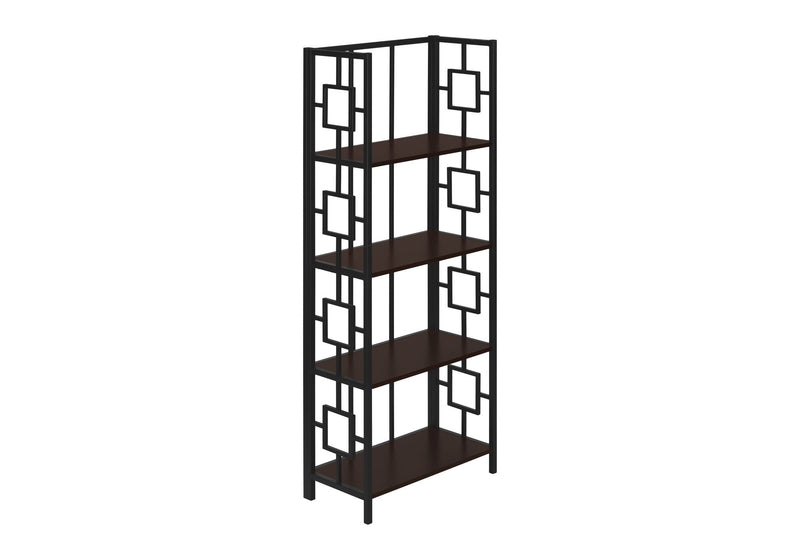 Bookshelf, Bookcase, Etagere, 4 Tier, For Office, Contemporary & Modern - Espresso