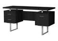 Computer Desk For Home Office, Laptop, Left, Right Set - Up, Storage Drawers, Contemporary & Modern