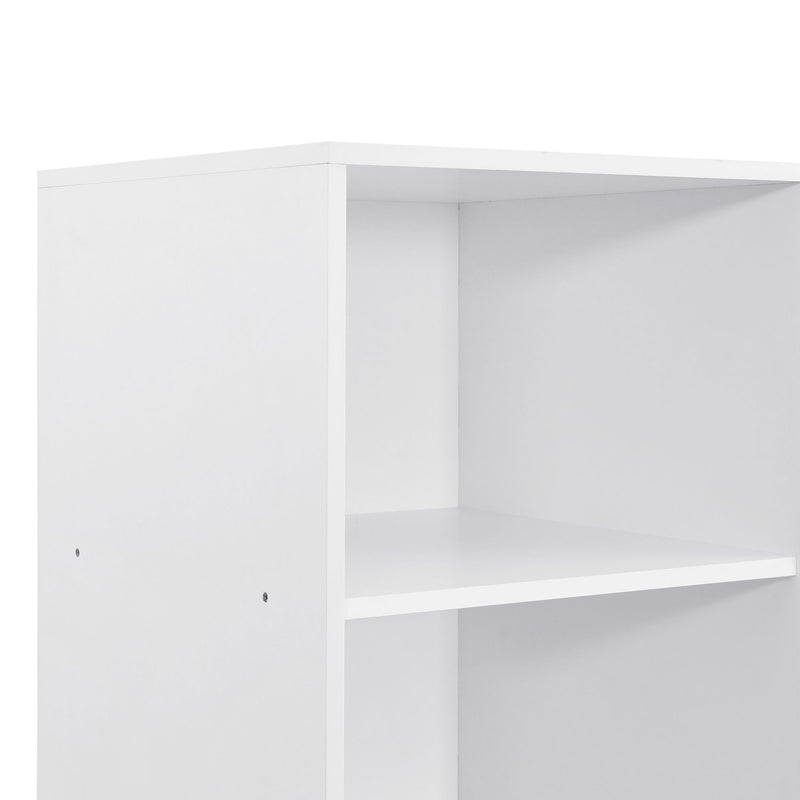 Doorless Storage Wardrobe For Dedroom With Shelves And 3 Drawers