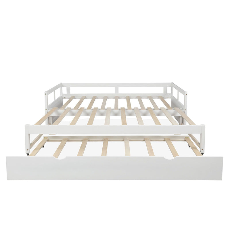 Extending Daybed With Trundle, Wooden Daybed With Trundle