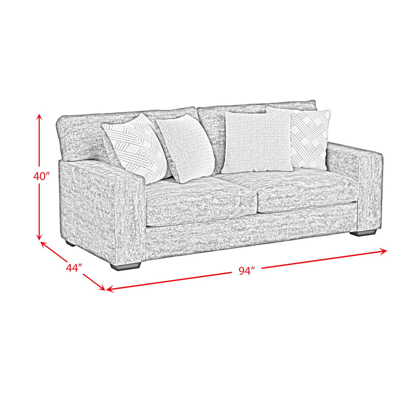 Tully - Sofa With 4 Pillows