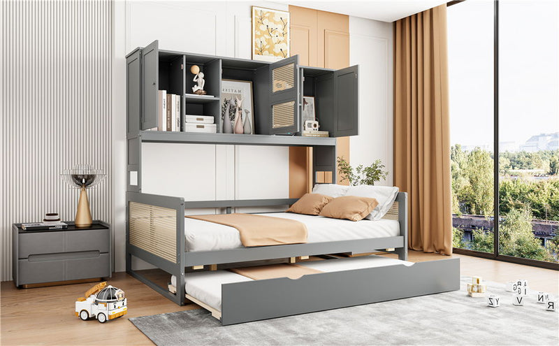 Daybed And All In One Cabinet And Shelf