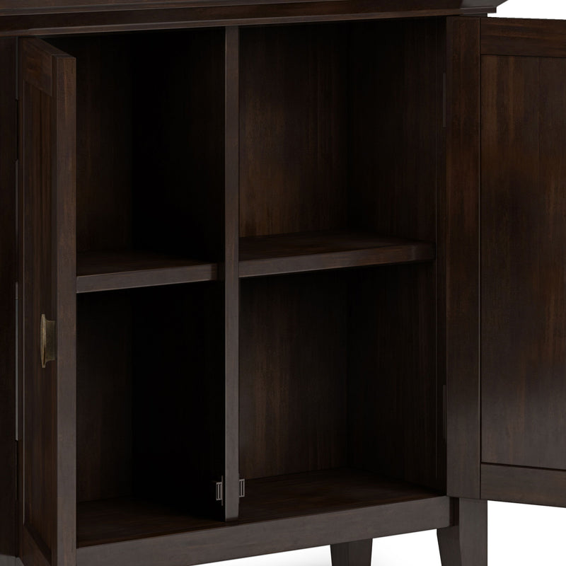 Redmond - Low Storage Cabinet - Brunette Brown