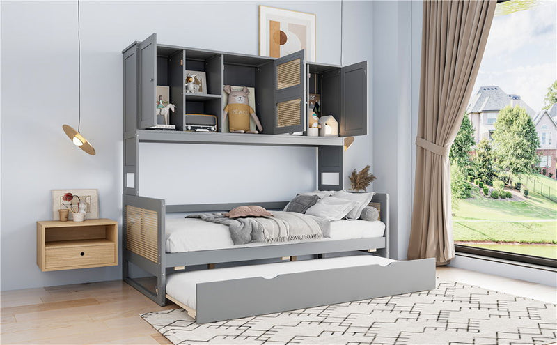 Daybed And All In One Cabinet And Shelf