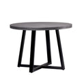 Rustic Distressed Solid Wood Round Dining Table