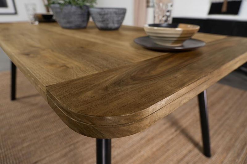 Maverick - Solid Wood Dining Table - Natural Mango