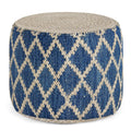 Edgeley - Handcrafted Round Pouf