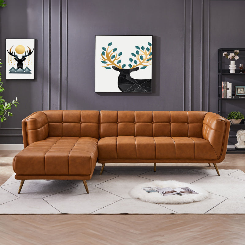 Addison - L Shape Sectional Sofa Tufted