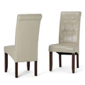 Cosmopolitan - Deluxe Tufted Parson Upholstered Chair (Set of 2)