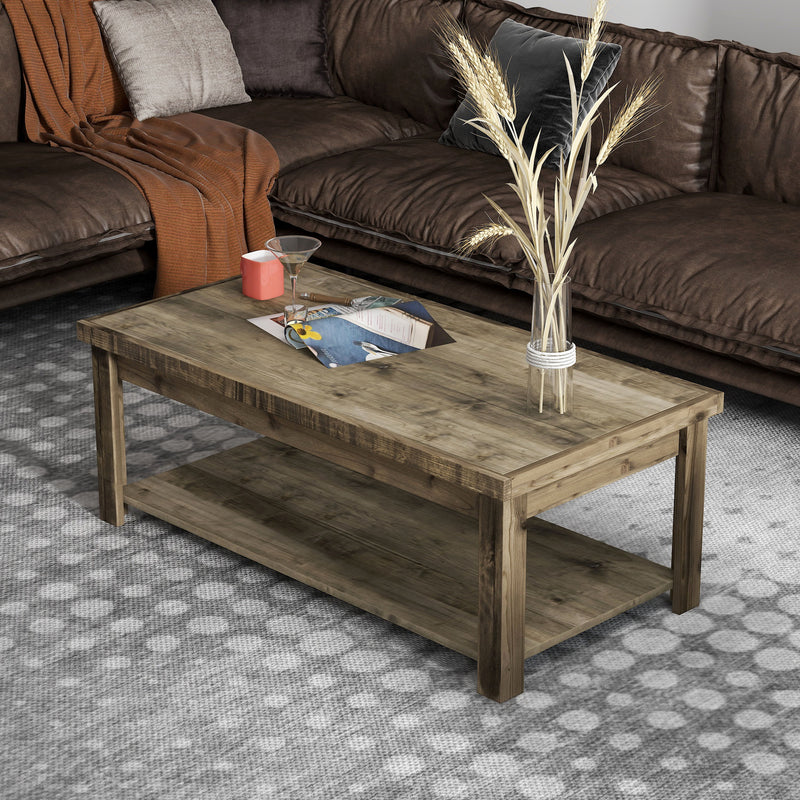 Joshua Creek - Coffee Table - Barnwood