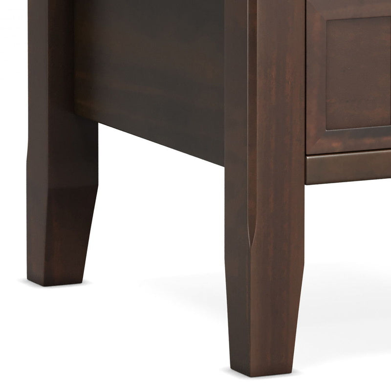 Acadian - End Table With Drawer - Brown