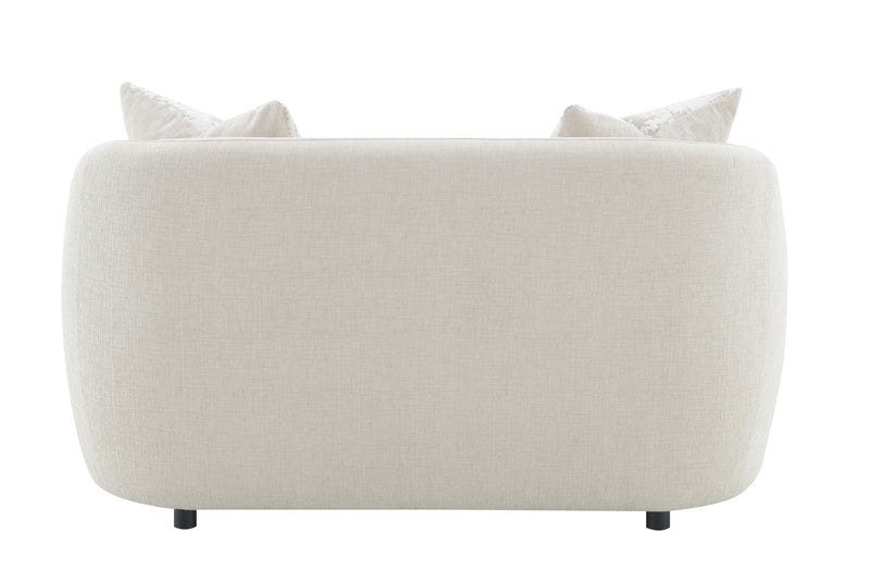 Etienne - Loveseat With 3 Pillows - Beige