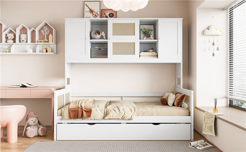 Daybed And All In One Cabinet And Shelf