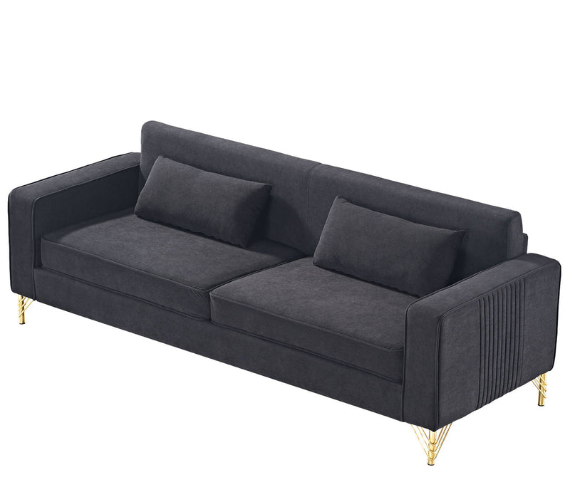 Aesthetic 3 Seater Couch With Classic Modern Appeal And Luxurious Soft Comfort