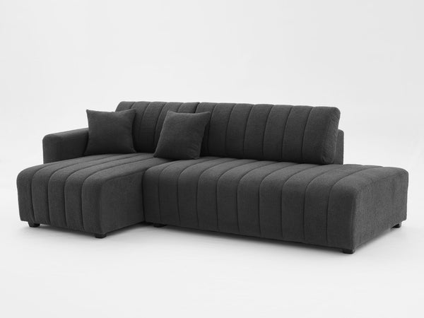 Jessica - Lamb Wool Sectional Sofa With Chaise