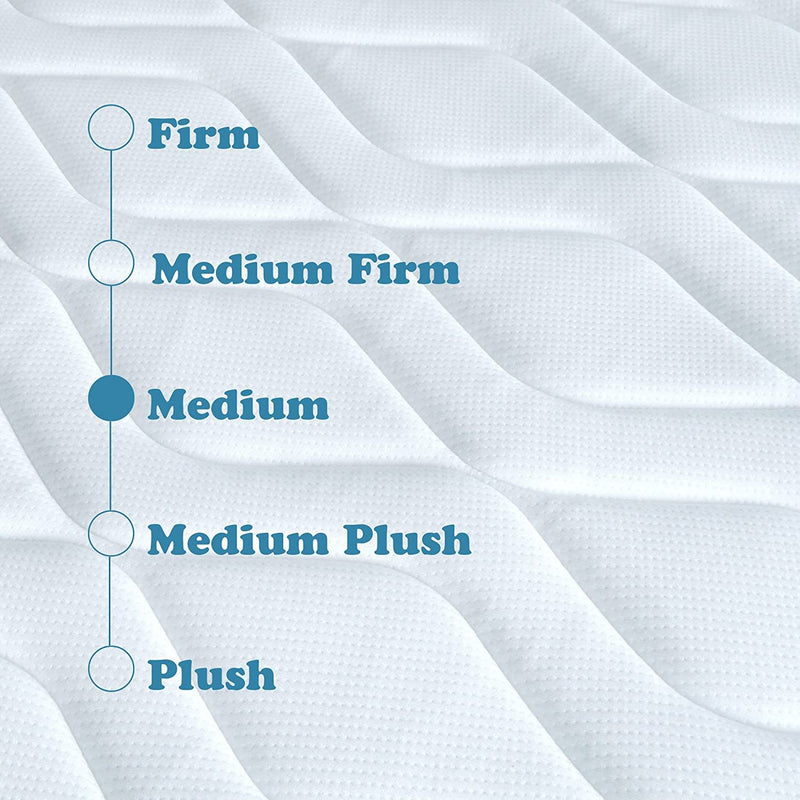 8" Medium Cool Gel Memory Foam Innerspring Hybrid Mattress