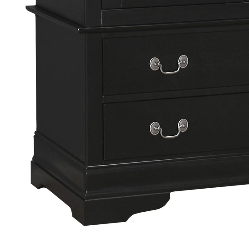 Louis Phillipe - G3150-A Armoire - Black