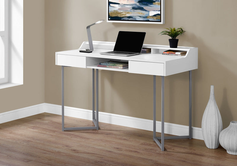 Computer Desk For Home Office, Ample Storage, Contemporary & Modern