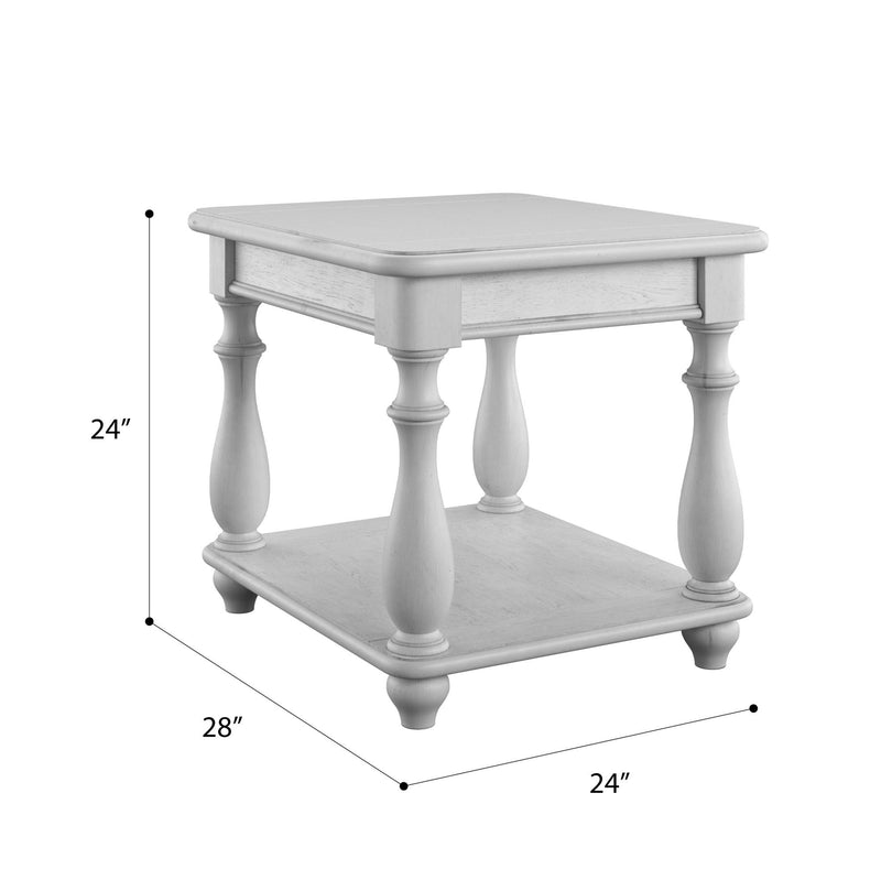 Mariano - Square End Table - Gray