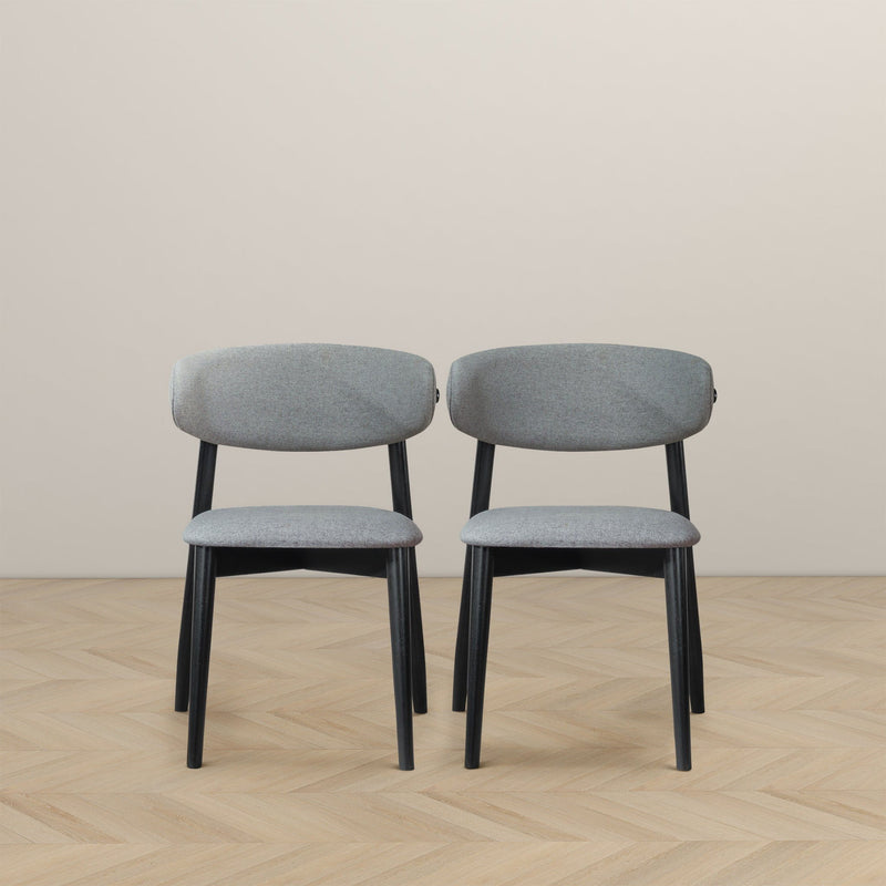 Korbin - Dining Chair (Set of 2) - Gray / Light Gray