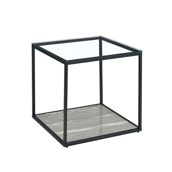 Yasmin - End Table - Grey