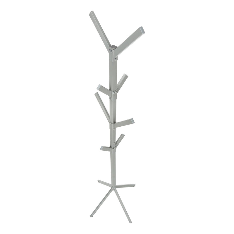 Coat Rack, Hall Tree, Free Standing, 8 Hooks, Entryway, Contemporary & Modern