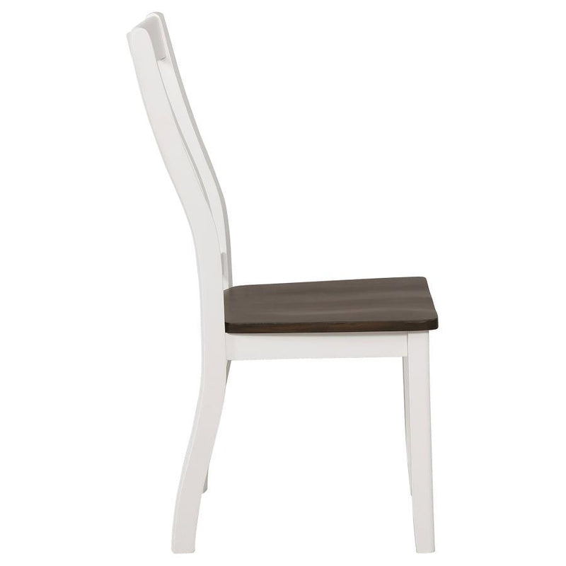 Kingman - Wood Dining Side Chair (Set of 2) - Distressed White