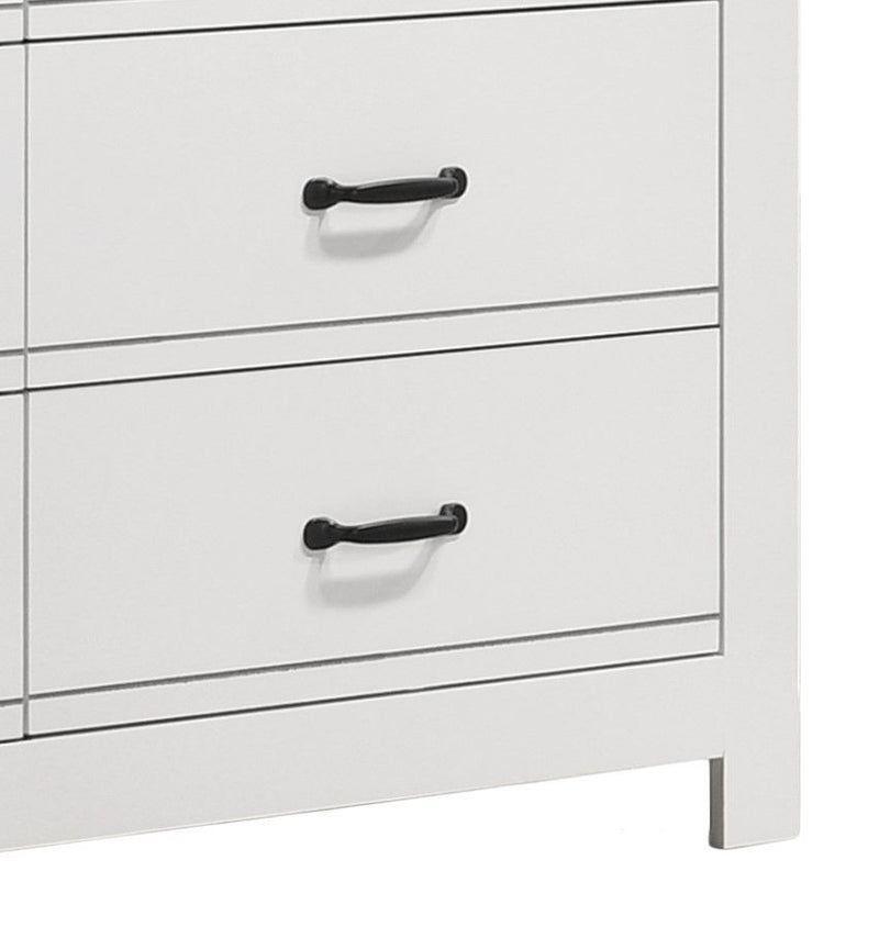 Cassini - 6 Drawer Dresser - White