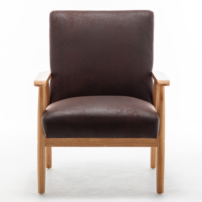 Wide Classic Mid-Century Modern Arm Chair