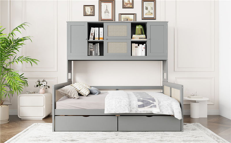 Daybed And All In One Cabinet And Shelf