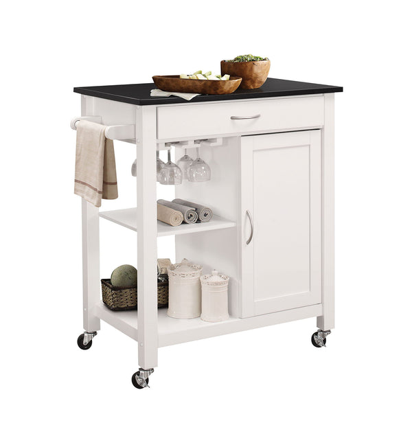 Ottawa - Kitchen Cart - Black / White