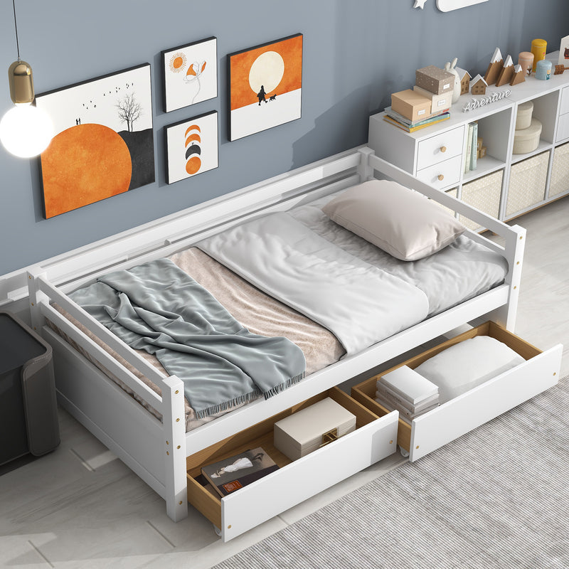 Daybed with two Storage Drawers ,White(Old SKU:W50450915)