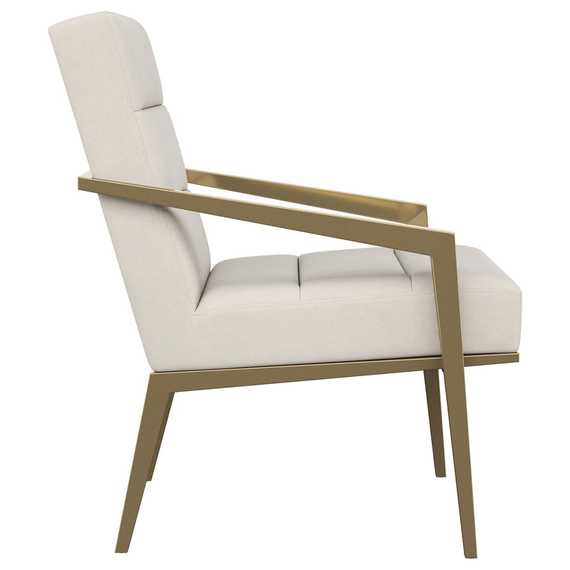 Kirra - Upholstered Metal Arm Accent Chair