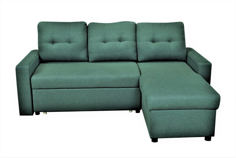 Convertible L Shaped Sectional Sleeper Sofa Bed, Saving Pull Out Couch