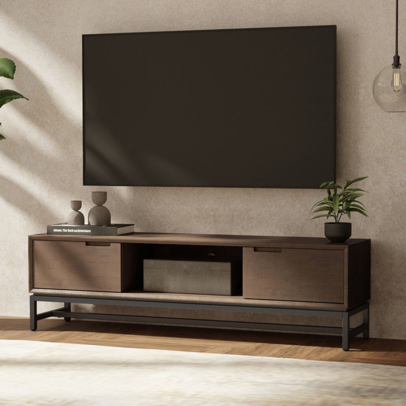 Banting - Low TV Stand - Walnut Brown