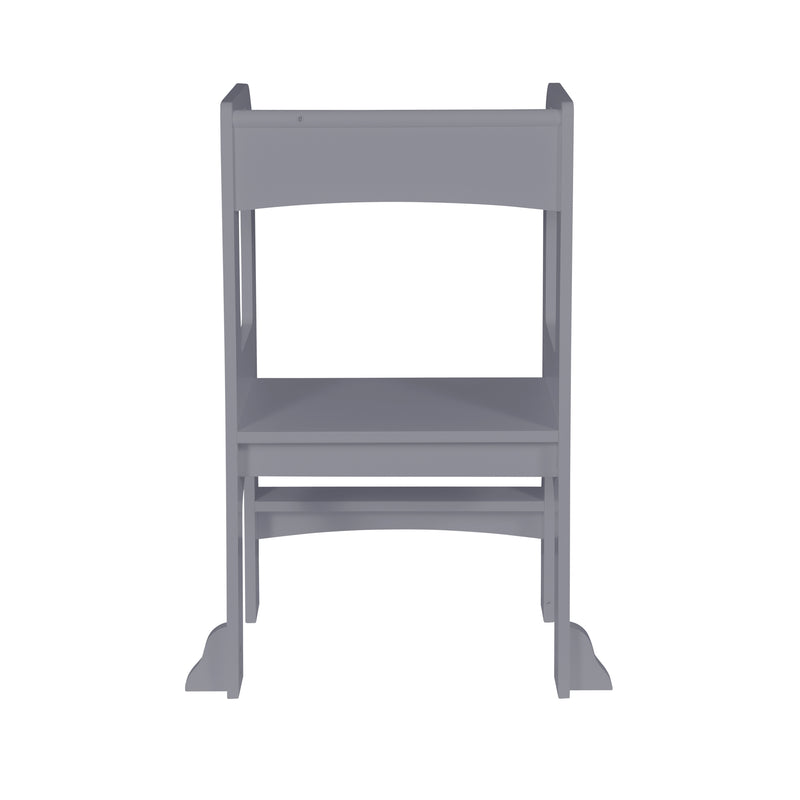 Child Standing Tower, Step Stools for Kids, Toddler Step Stool for Kitchen Counter,Gray