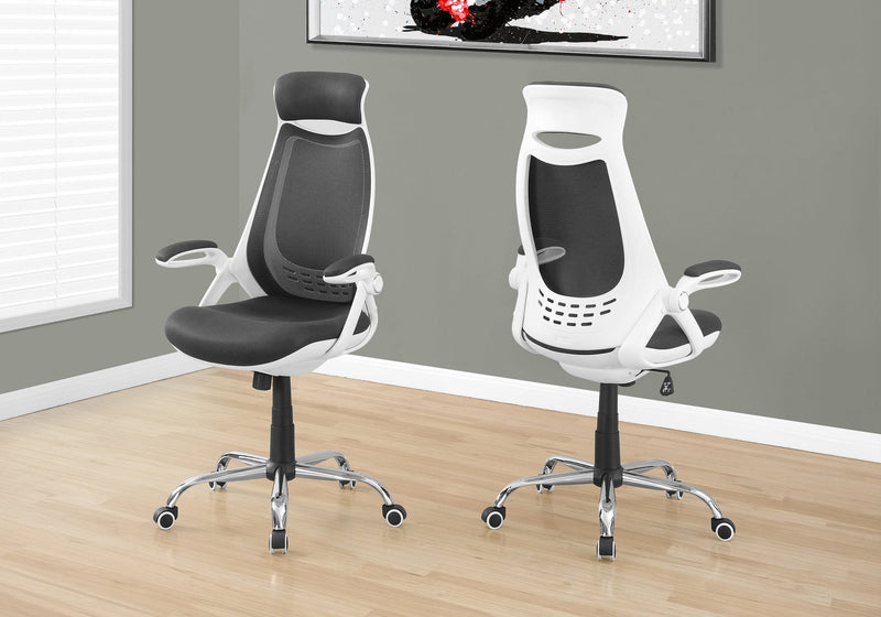 Office Chair, Adjustable Height, Swivel, Ergonomic, Armrests, Contemporary & Modern