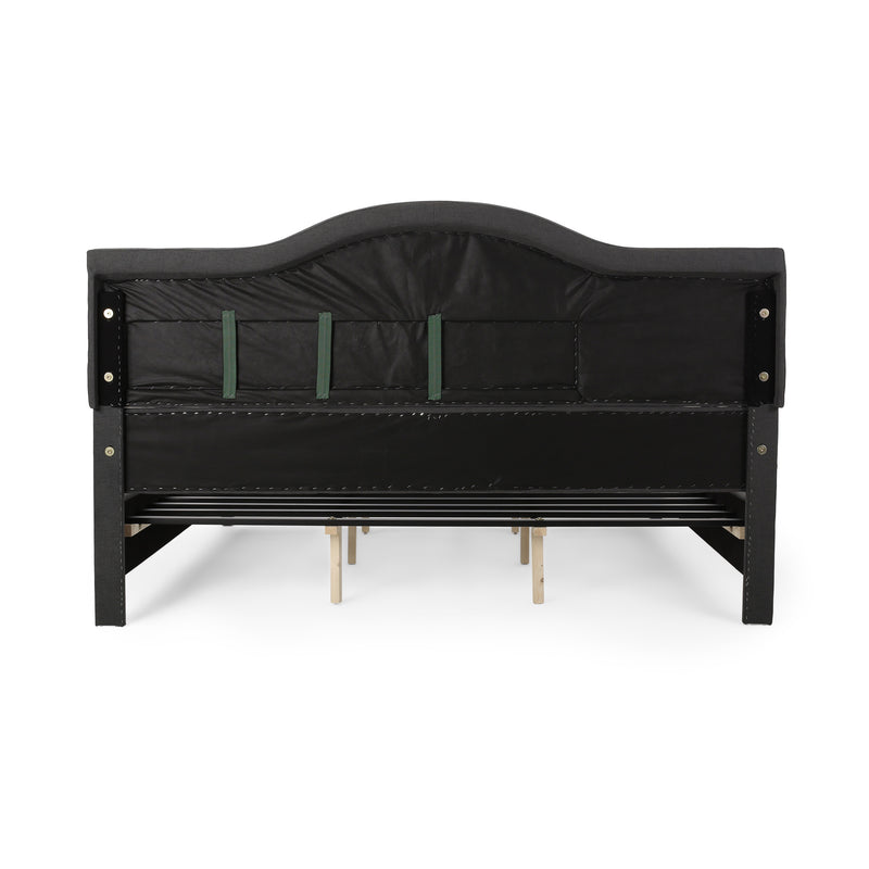 VIRGIL FULLY UPHOLSTERED KING SIZED BED