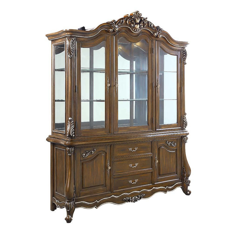 Latisha - Hutch & Buffet - Antique Oak Finish