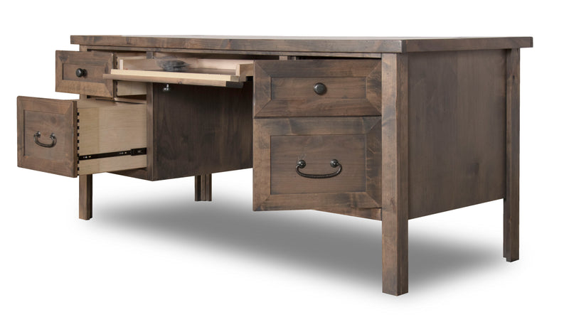 Joshua Creek - Executive Desk - Barnwood