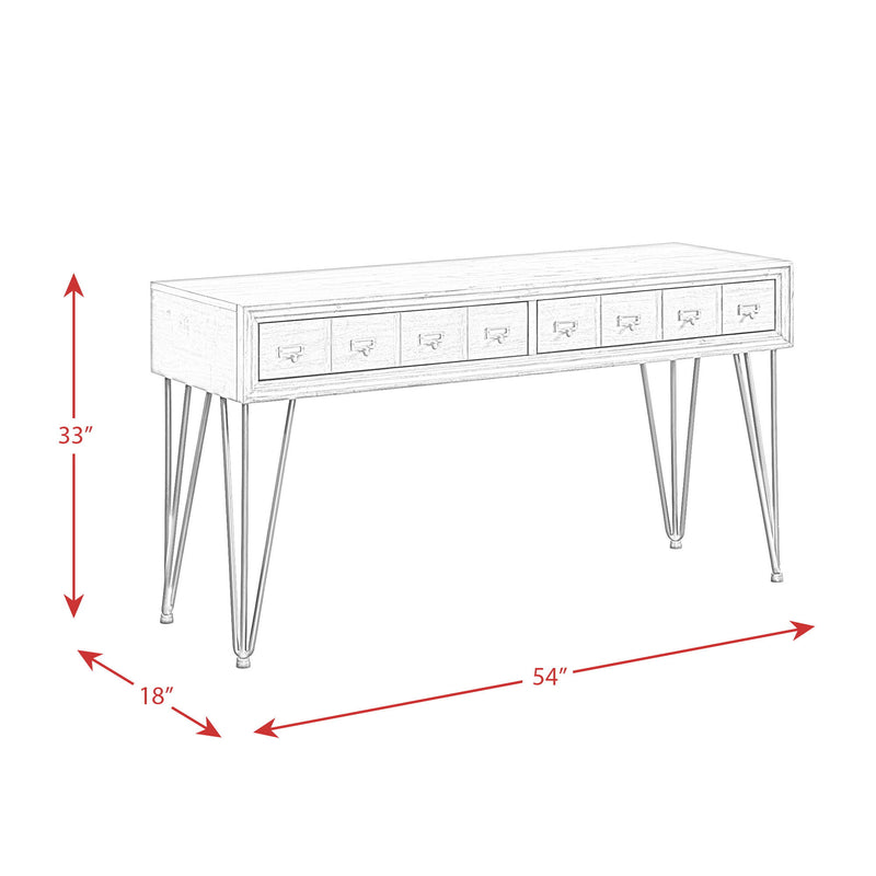 Boone - Sofa Table - Light Walnut